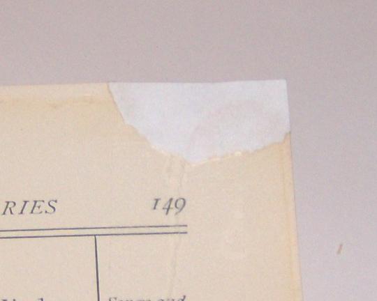 Missing page corner replaced with new paper.